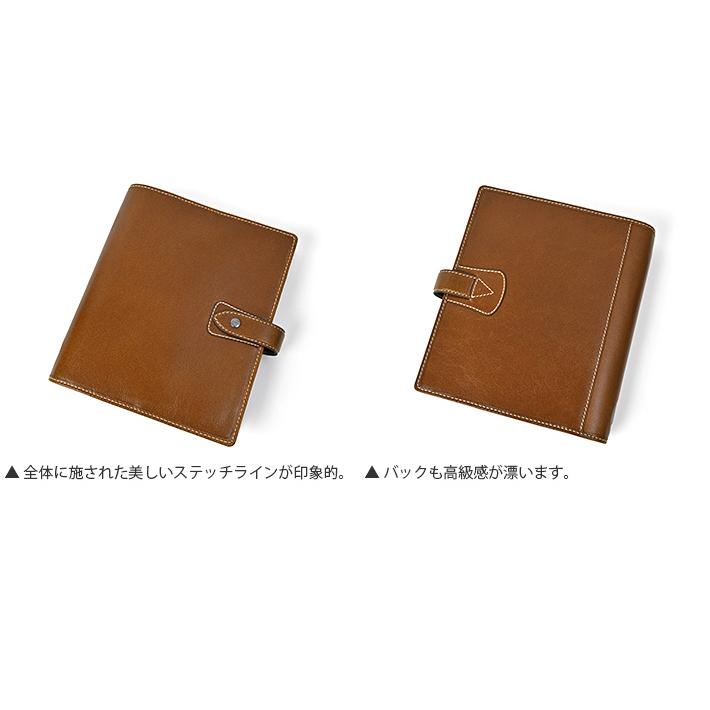 ファイロファックス システム手帳 A5サイズ マルデン Malden フルグレインプレミアムレザー 6穴 本革 Filofax 年号無し年間スケジュール他各種リフィル付きの画像