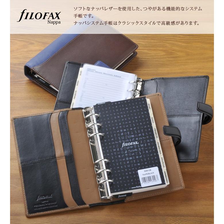 ファイロファックス システム手帳 ナッパ Nappa バイブルサイズ Filofax 6穴 リング径23mm 聖書サイズ  本革 牛革 2024年ダイアリー付き｜artenal01｜16