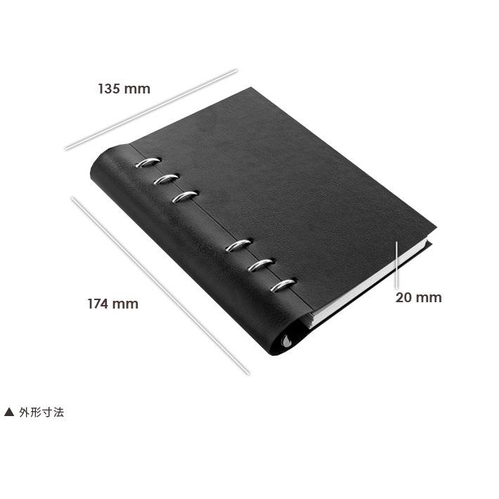 ファイロファックス システム手帳 バイブルサイズ クリップブック クラシック Filofax 合皮素材 聖書サイズ 6穴 リング径25mm Clipbook メンズ レディース | FILOFAX | 14