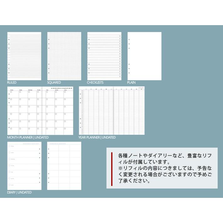 ファイロファックス システム手帳 filofax クリップブック アーキテクチャー Architexture デニム Denim A5サイズ Clipbook デスクサイズ 6穴 リング径25mm｜artenal01｜13