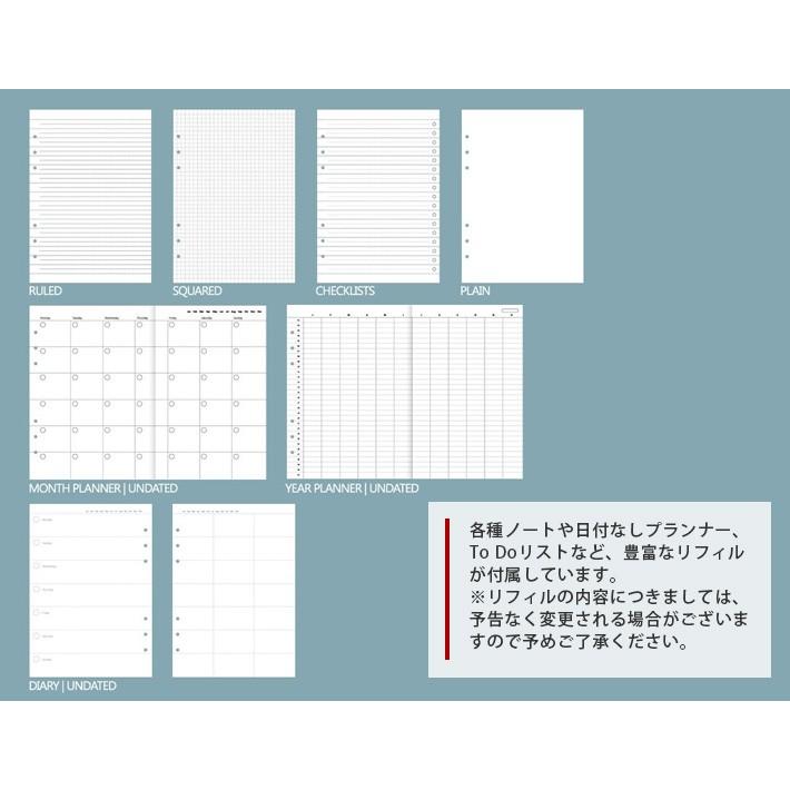 ファイロファックス システム手帳 クリップブック ジャック A5サイズ デスクサイズ 合皮 6穴 リング径25mm filofax clipbook filofax Jack｜artenal01｜04