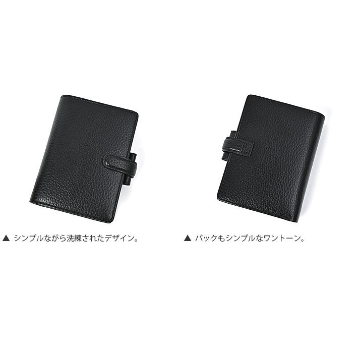 ファイロファックス システム手帳 ミニ5穴サイズ フィンスバリーリング径13mm 本革 牛革 filofax Finsbury mini 2024年ダイアリー付き｜artenal01｜12