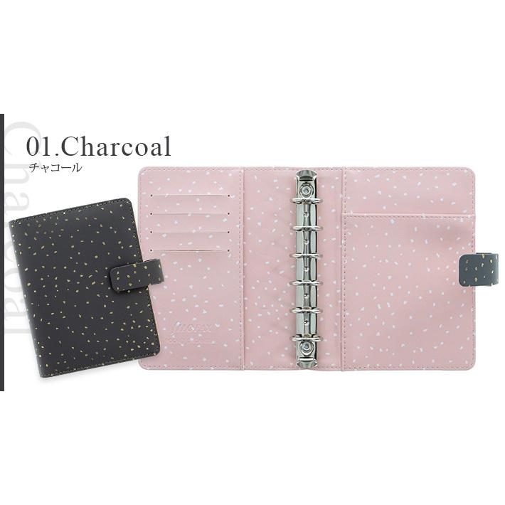 ファイロファックス システム手帳 ミニ6穴サイズ コンフェッティ スモール ポケット 　6穴 合皮 filofax Confetti 年号無し年間スケジュール他各種リフィル付き