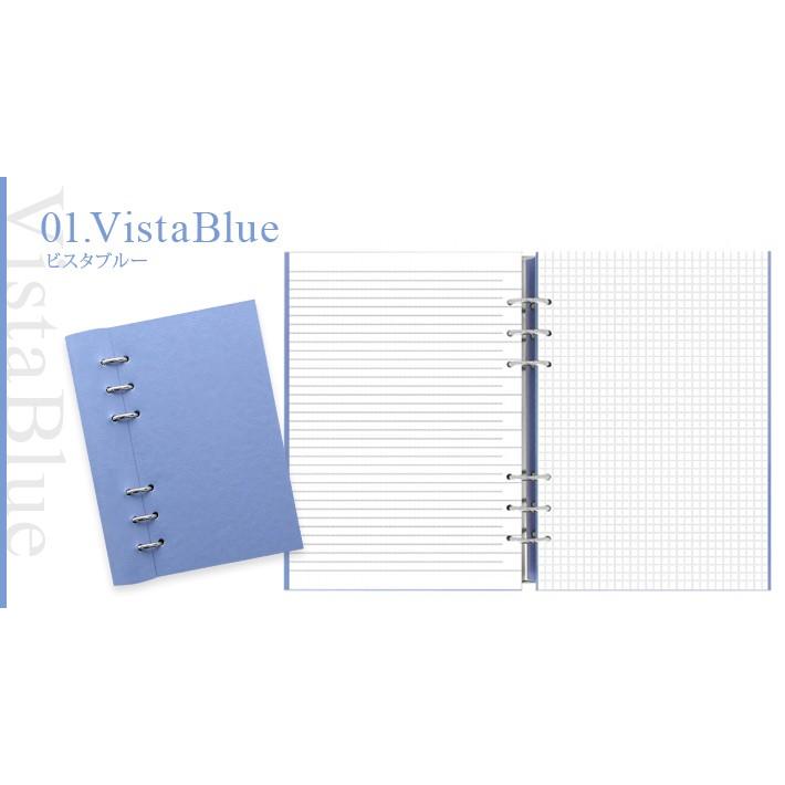 ファイロファックス システム手帳 クリップブック Clipbook パステル Pastels バイブルサイズ 6穴 リング径25mm 合皮 聖書サイズ  Filofax 手帳、日記、家計簿