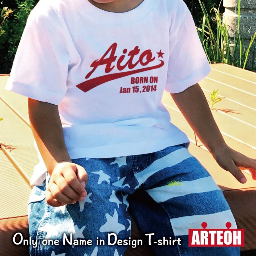 お得セット 名前入り 名入れ アメリカンロゴ Tシャツ 子供服 プレゼント 出産祝い 誕生日 ギフト キッズ かわいい かっこいい オシャレ Wantannas Go Id