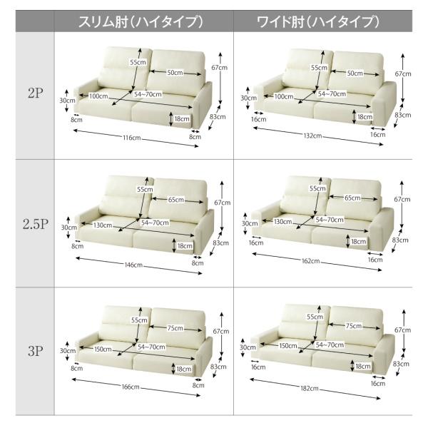 ローソファ フロアソファ Lex レックス 2.5人掛け ソファ ワイド肘