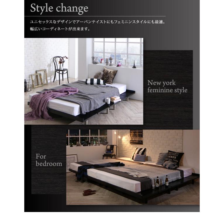 3組シングルベッドフレームのみ デザインボードベッド Stone hold ストーンホルド 木脚タイプ　フルレイアウト 3組シングルベッドフレーム デザインボードベッド Stone hold ストーン