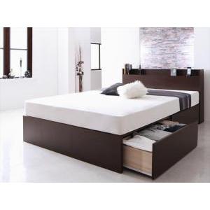 お客様組立 国産 棚 コンセント付き収納ベッド フレーダー スタンダードポケットルコイルマットレス付き すのこ仕様 シングル