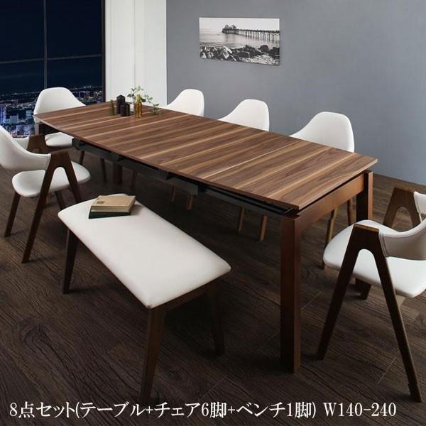 正規激安 北欧テイスト 天然木ウォールナット材 伸縮ダイニングセット 8点セット テーブル チェア6脚 ベンチ1脚 W140 240 格安 安い おしゃれ おすすめ 人気 C 家具 インテリア アルテビータ 通販 Yahoo ショッピング 安い購入 Www Mastoremata Gr