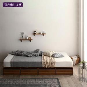 激安 セミダブルベッド 引出収納付き ローベッド メノーチェ