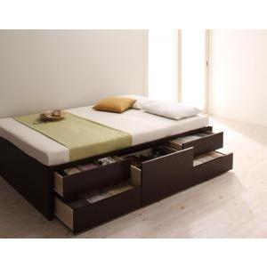 セミダブルベッド マットレス付き おすすめ お客様組立 チェストベッド ディクシー 薄型スタンダードポケットコイルマットレス付き セミダブル