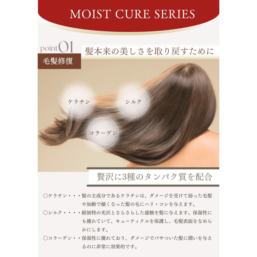 NAPモイストキュアシャンプー 180ml  レフィル サロン専売 タンパク質 アミノ酸 ヘアケア ダメージケア 頭皮 保湿 |  | 01