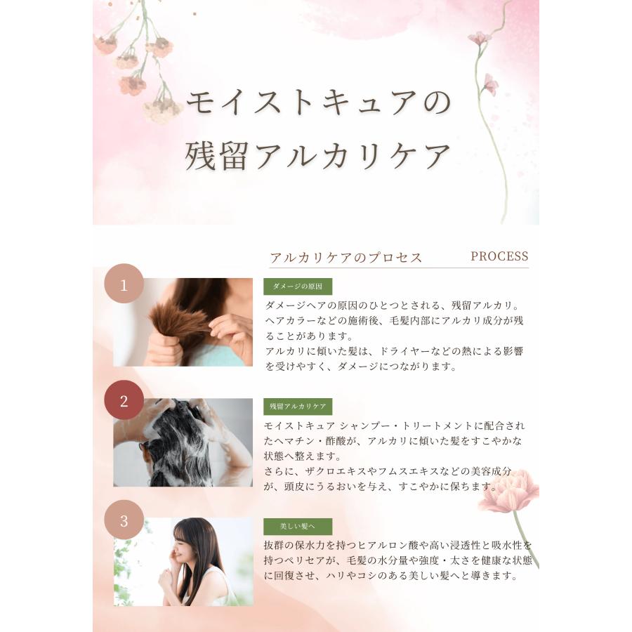 NAPモイストキュアシャンプートリートメントセット 380ml  ボトル サロン専売 タンパク質 アミノ酸 ヘアケア ダメージケア エイジングケア 頭皮 補修 保湿 |  | 03