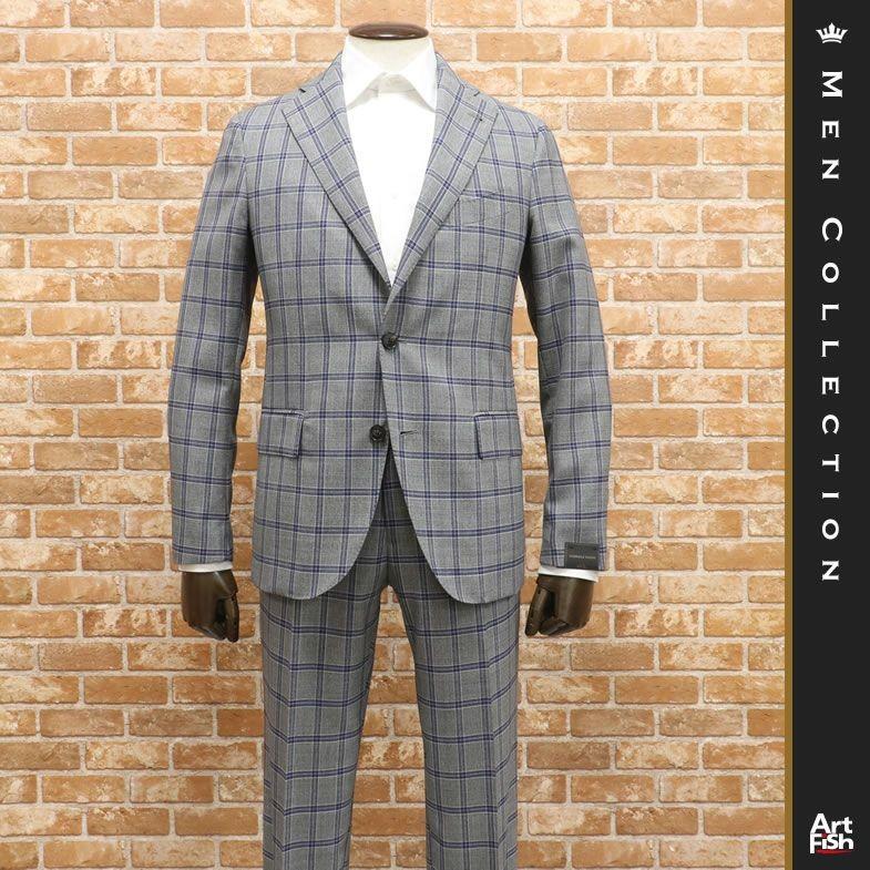 春夏 Gabriele Pasini スーツ サマーウールツイード チェック レトロ クラシック イタリア製 英国調 トラッド シングル 背抜き 紳士 メンズ ガブリエレ パジーニ Ab166 アートフィッシュ 通販 Yahoo ショッピング