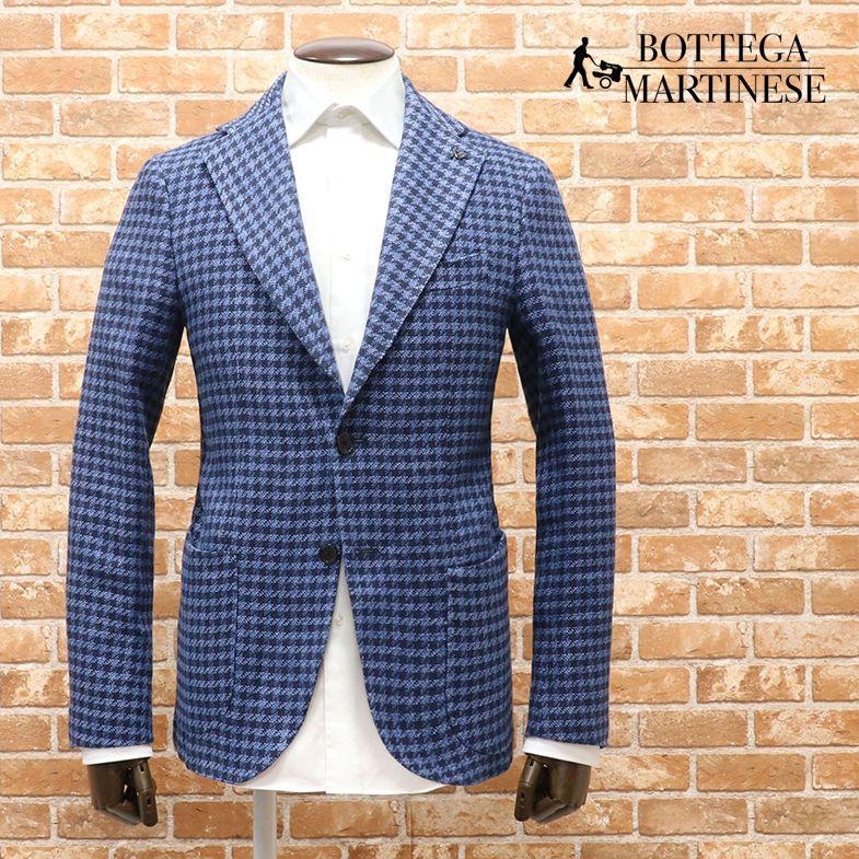ポイント10倍 春夏 Bottega Martinese Italy製アンコンジャケット 麻綿サマーツイード格子 幅広ラペル ノーパッド気楽 楽ちん 30代40代ダンディー メンズ 紳士服 Toku 全ての Homeofmalones Com