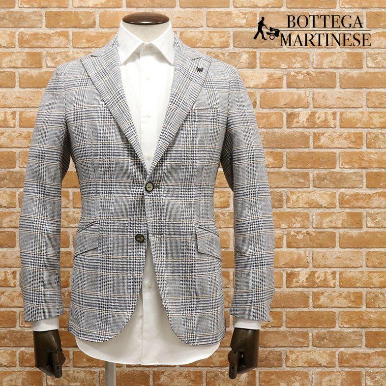 春夏 Bottega Martinese 快適ジャケット ウール麻シルク系サマーツイード グレンチェック イタリー製 剣襟 英国調 トラッド 30代 40代 50代 上品メンズ服 Toku Ca396 アートフィッシュ 通販 Yahoo ショッピング