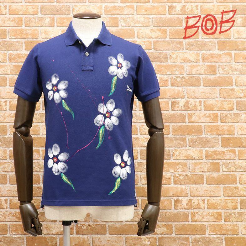 激安の 春夏 Bob イタリー製ポロシャツ 清涼カノコ伸縮 ハンドペイント 花フラワー ガーメントダイ 半袖 ゴルフにも 遊び心 スポーティー カジュアル メンズ紳士服 Rakuten Kwsrbd Com