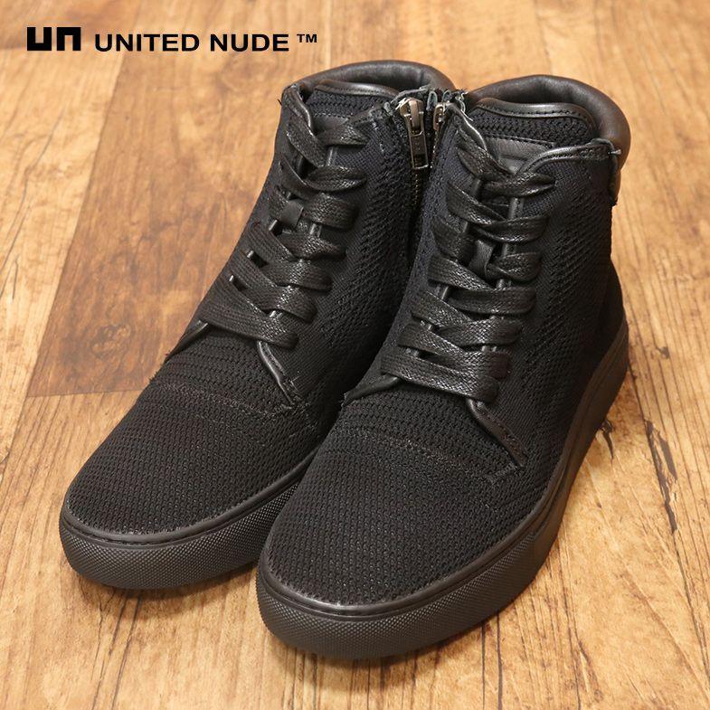 United Nude ハイカットスニーカー Krono Fab Mens ニット伸縮 サイドジップ 脱ぎ履き シューズ ワントーン ストリート モード メンズ ハイブランド Cf119 アートフィッシュ 通販 Yahoo ショッピング