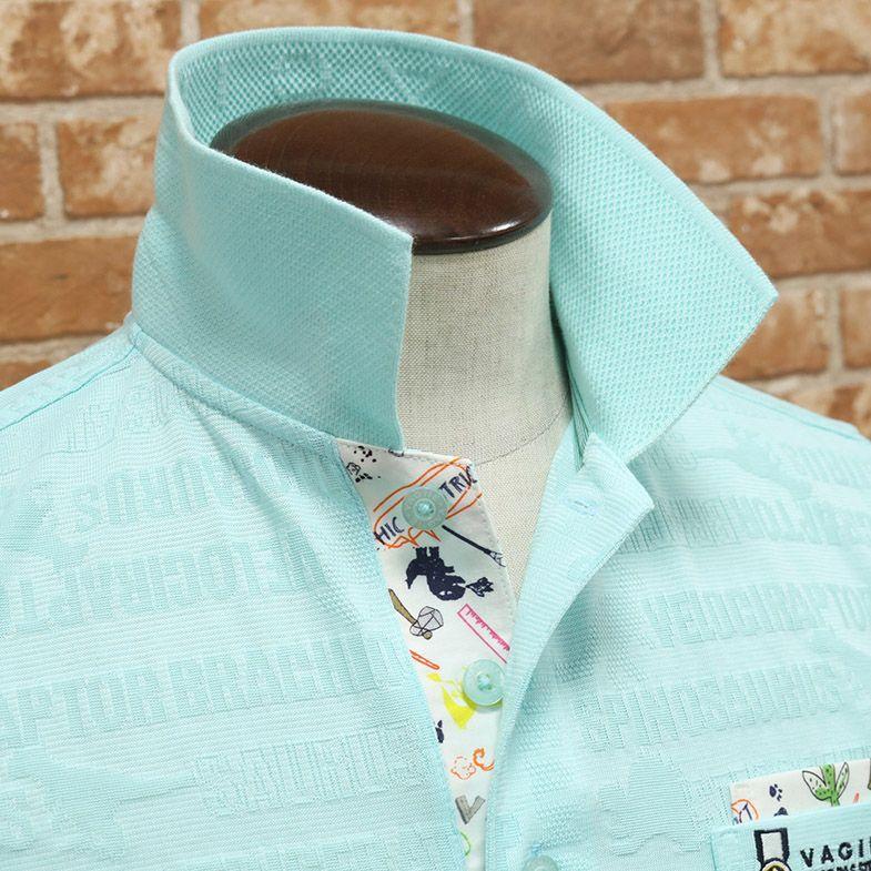 ss Vagiie 清涼ポロシャツ 綿ポリ ジャガード ストレッチ 恐竜 ロゴ 刺繍ポケット 日本縫製 半袖 ゴルフ かわいい 父の日 プレゼント メンズ バジエ Cy444 アートフィッシュ 通販 Yahoo ショッピング