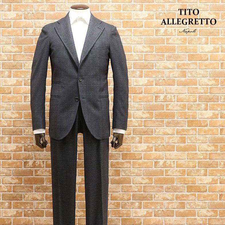 男女兼用 送料無料 高級 インポート イタリアブランド クラシコ モダン 秋冬 Tito Allegretto イタリー製スーツ ウール100 フラノ チェック クラシコ アンコン風 30代 40代 お洒落 ビジカジ トラッド メンズ イタリアブランド ビジネススーツ Valcirmotos Com Br