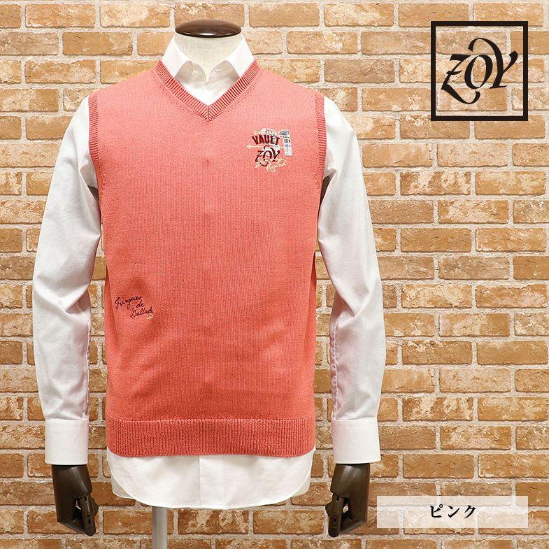 祝日 ゴルフウェア Zoy ベスト ZOY ゾーイ リネン混 スカート 刺繍 ブルー系 36 ゴルフウェア レディース
