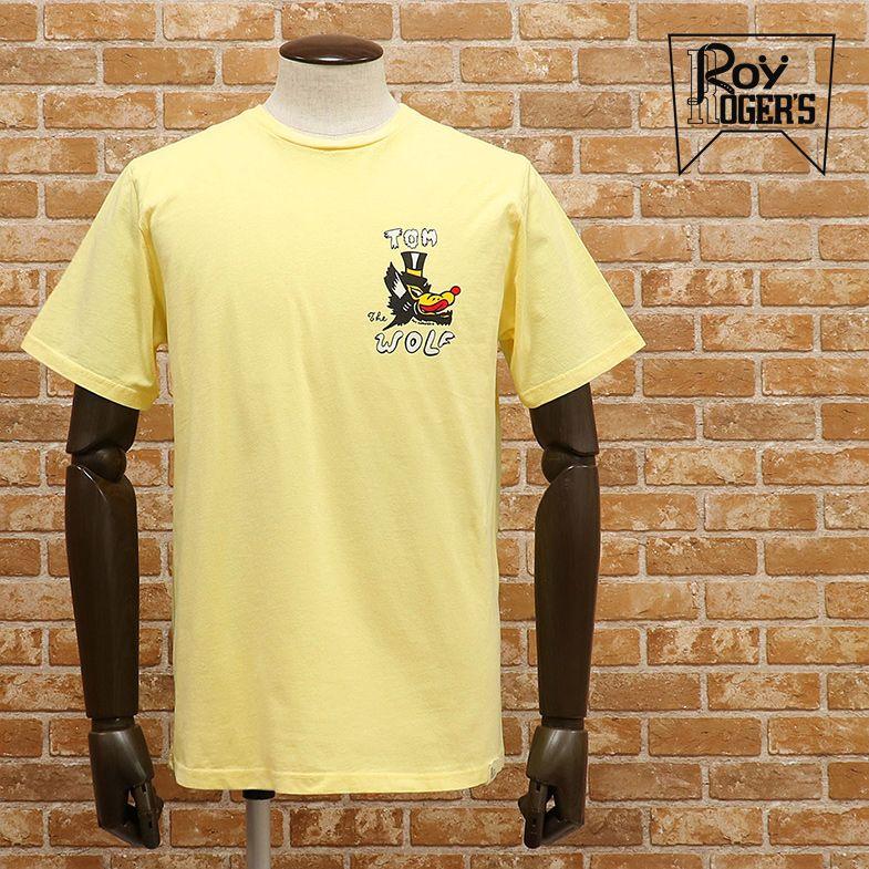 春夏 Roy Roger S Italy製tシャツ T Shirt Jersey Wolf ガーメントダイ オオカミ キャラ プリント 丸首 半袖 ヴィンテージ かわいい イタリアブランド メンズ服 Ea274 アートフィッシュ 通販 Yahoo ショッピング