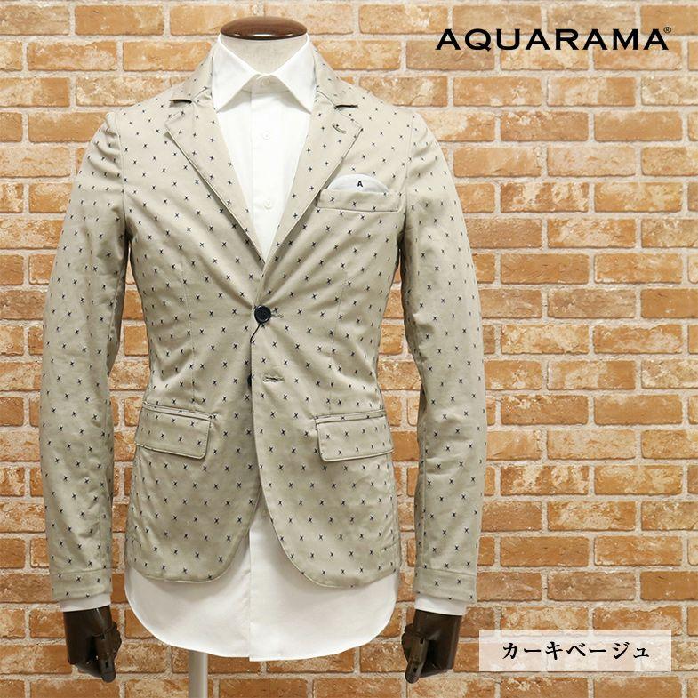 春夏 Aquarama イタリー製アンコン ジャケット 軽やか綿ポリ クロス刺繍 フェイクチーフ 遊び心 イタリアブランド メンズ アクアラマ 40代 50代 Ea357 アートフィッシュ 通販 Yahoo ショッピング