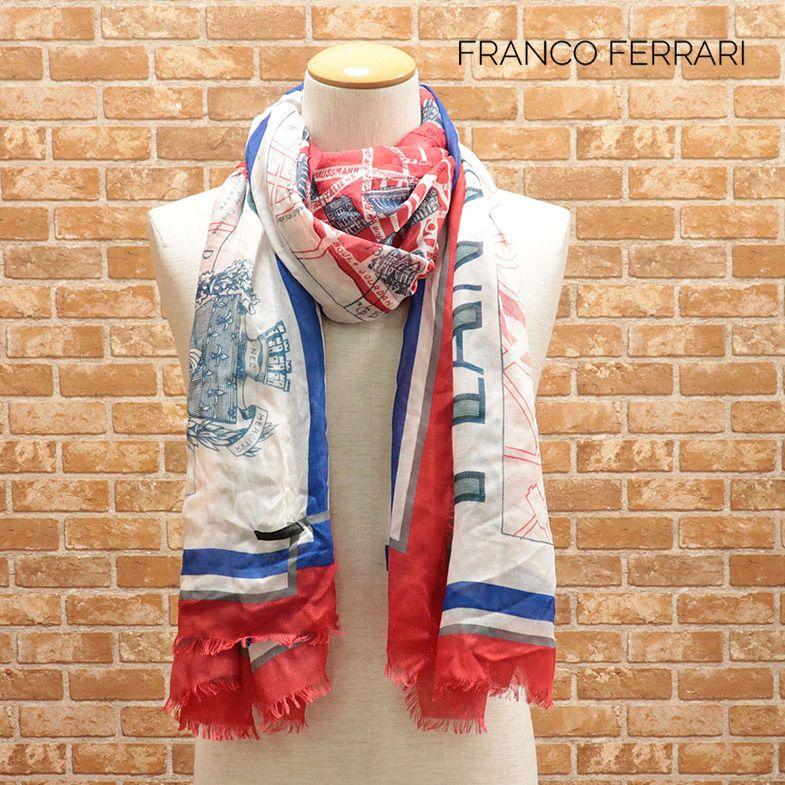 FRANCO FERRARI Italy イタリア 大判 ストール | www.jarussi.com.br