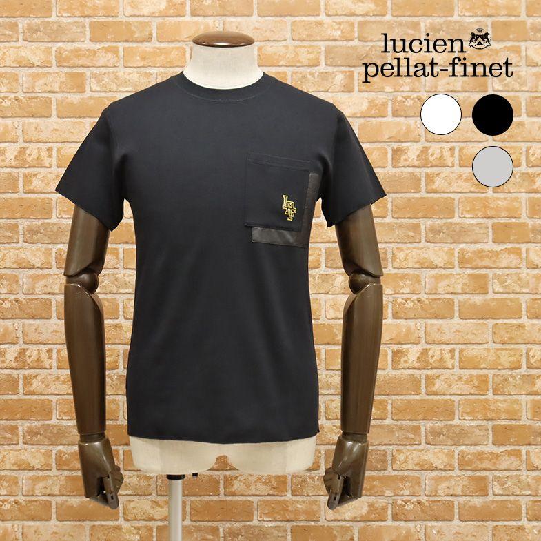 春夏 lucien pellat-finet Italy製Tシャツ 上質ジャージー 胸ポケット