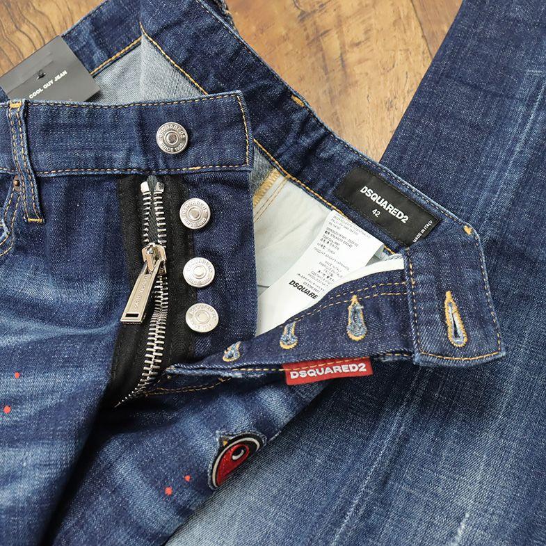DSQUARED2 美脚デニム パンツ S79LA0010 COOL GUY JEAN ダメージ