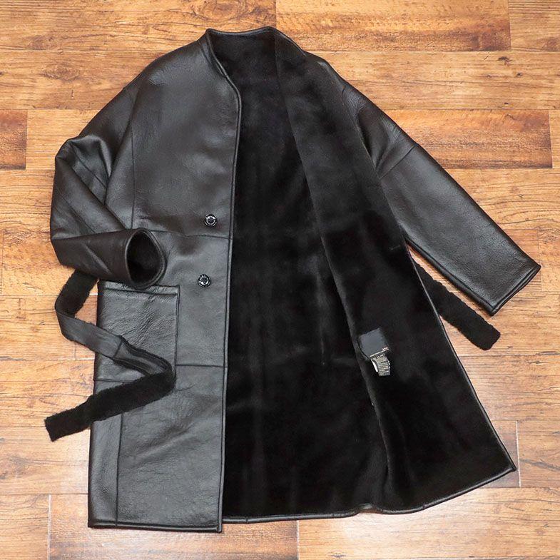 アウトレット70%OFF】 D/him ムートン コート やわらか羊革 上質 