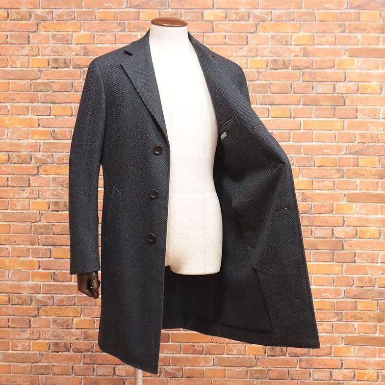 アウトレット70%OFF】 CANALI チェスター コート ウール カシミヤ混 