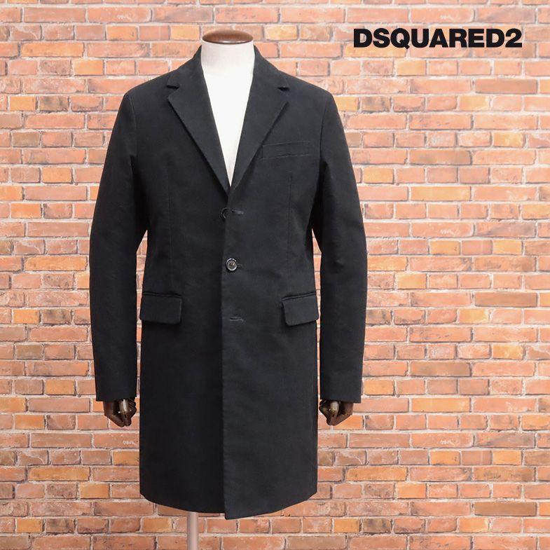 22-23AW DSQUARED2 チェスターコート S74AA0261 しっとりピーチスキン  