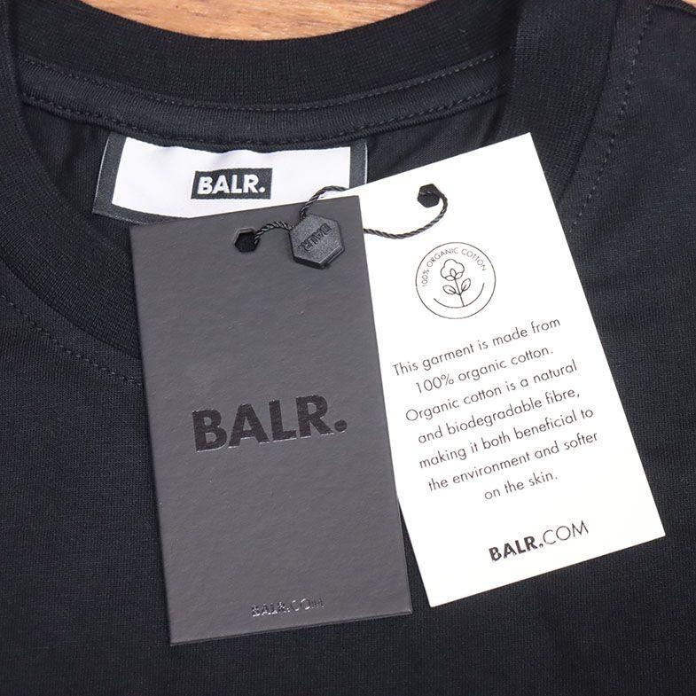 2023SS BALR. 丸首Tシャツ B1112.1184 Olaf Straight Round Rubber Badge T-shirt イギリス製 ワッペン付き 半袖 シンプル 万能 大人 メンズ ラグジュアリー｜artfish｜06