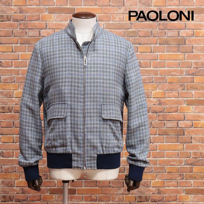 アウトレット75％OFF】PAOLONI スイングトップ リネン混ホップサック 