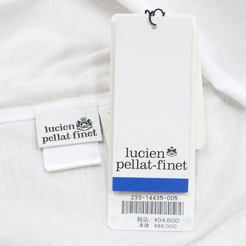 lucien pellat-finet VネックTシャツ シルキー シルバー泊 スカル ラインストーン イタリア製 半袖 インポート ハイランク メンズ ペラフィネ｜artfish｜06