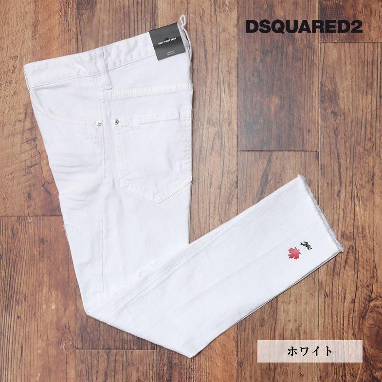 DSQUARED2 美脚デニム パンツ S71LB1054 SEXY TWIST JEAN ダメージ リペア 立体裁断 イタリア製 アンクル丈 ワイルド ラグジュアリー メンズ｜artfish｜02