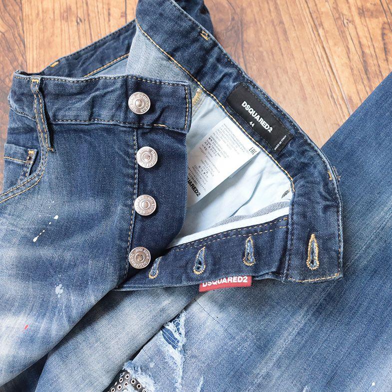 DSQUARED2 デニムパンツ S74LB0994 SUPER TWINKY JEAN 伸縮性 