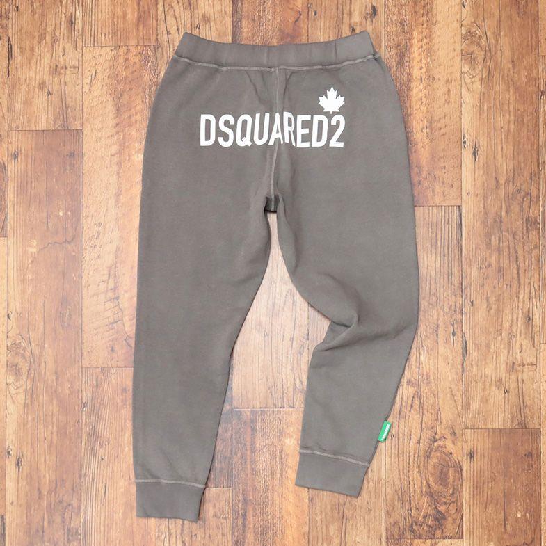 DSQUARED2 イージーパンツ S78KB0038 オーガニックコットン ガーメントダイ イタリア製 ジョガー ラウンジパンツ リラックス ワンマイル メンズ｜artfish｜03