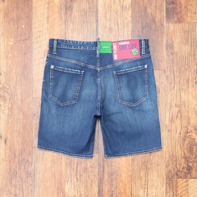 春夏 DSQUARED2 デニム ハーフパンツ S78MU0041 MARINE SHORT 抜群のストレチ ダメージ イタリア製 メンズ サスティナブル ディースクエアード｜artfish｜02