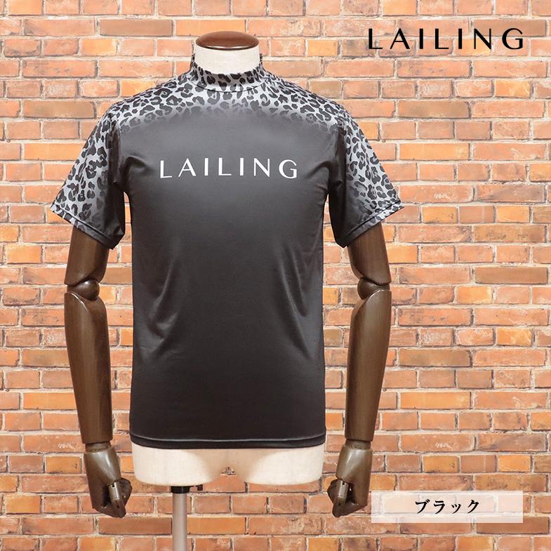 新品 パーリーゲイツ レオパード柄 モックネック カットソー Tシャツ