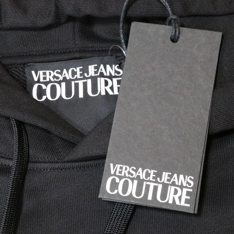 23AW VERSACE JEANS COUTURE パーカー 75GAIT02 スウェット伸縮 ロゴ 