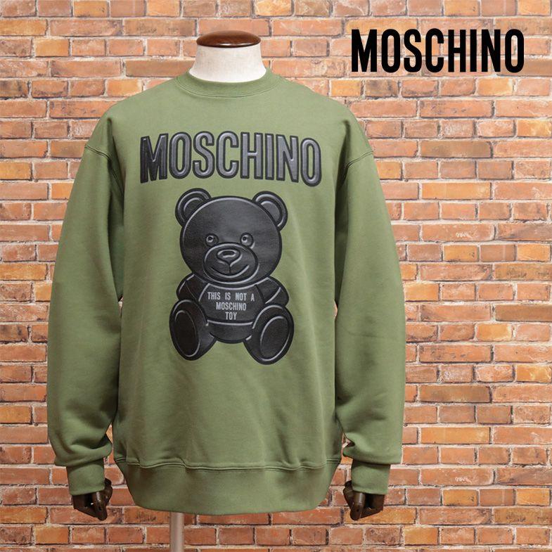 23AW MOSCHINO トレーナー ZRV1713 7028 スウェット伸縮 テディベア 