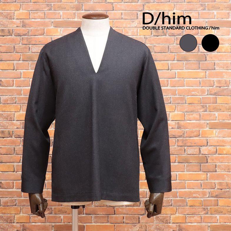 DOUBLE STANDARD CLOTHING 秋冬 D/him プルオーバーシャツ サキソニー 