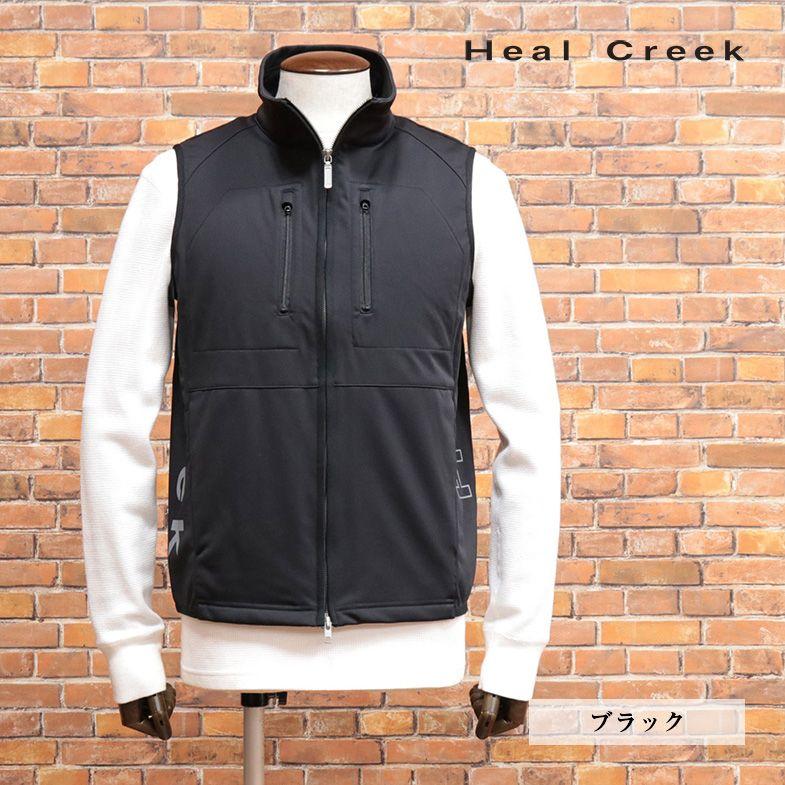 HEAL CREEK ロゴプリント ベスト サイズ40 HEAL CREEK ロゴプリント ベスト サイズ40 良い ヒールクリーク Heal