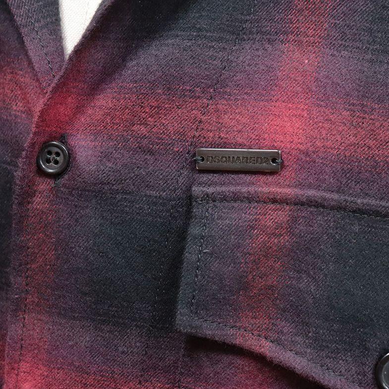 アウトレット64%OFF】DSQUARED2 ネルシャツ S71DM0513 チェック柄