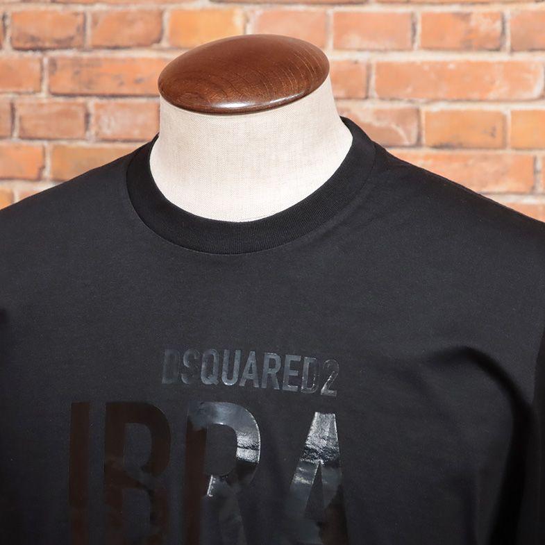 DSQUARED2 丸首Tシャツ S78GD0067 ロゴ プリント ジャージー快適 半袖  