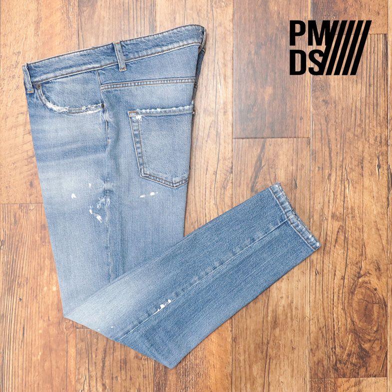 P.M.D.S. イタリー製デニムパンツ GERARD ストレッチ ダメージ 