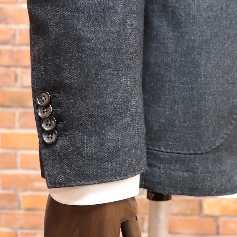 ジャケット・アウター GRANCY Reverse LayeredDesign Tailored GRANCY】Reverse Layered Design Tailored Jacket Gray Other