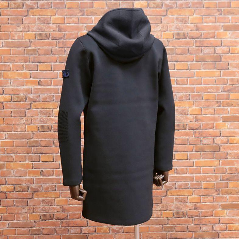 ジーステージ　フーデット　ニットコート　ブラック　ダッフル　G-stage g-stage（ジーステージ） 【期間限定ポイント10倍】【アウトレット】g